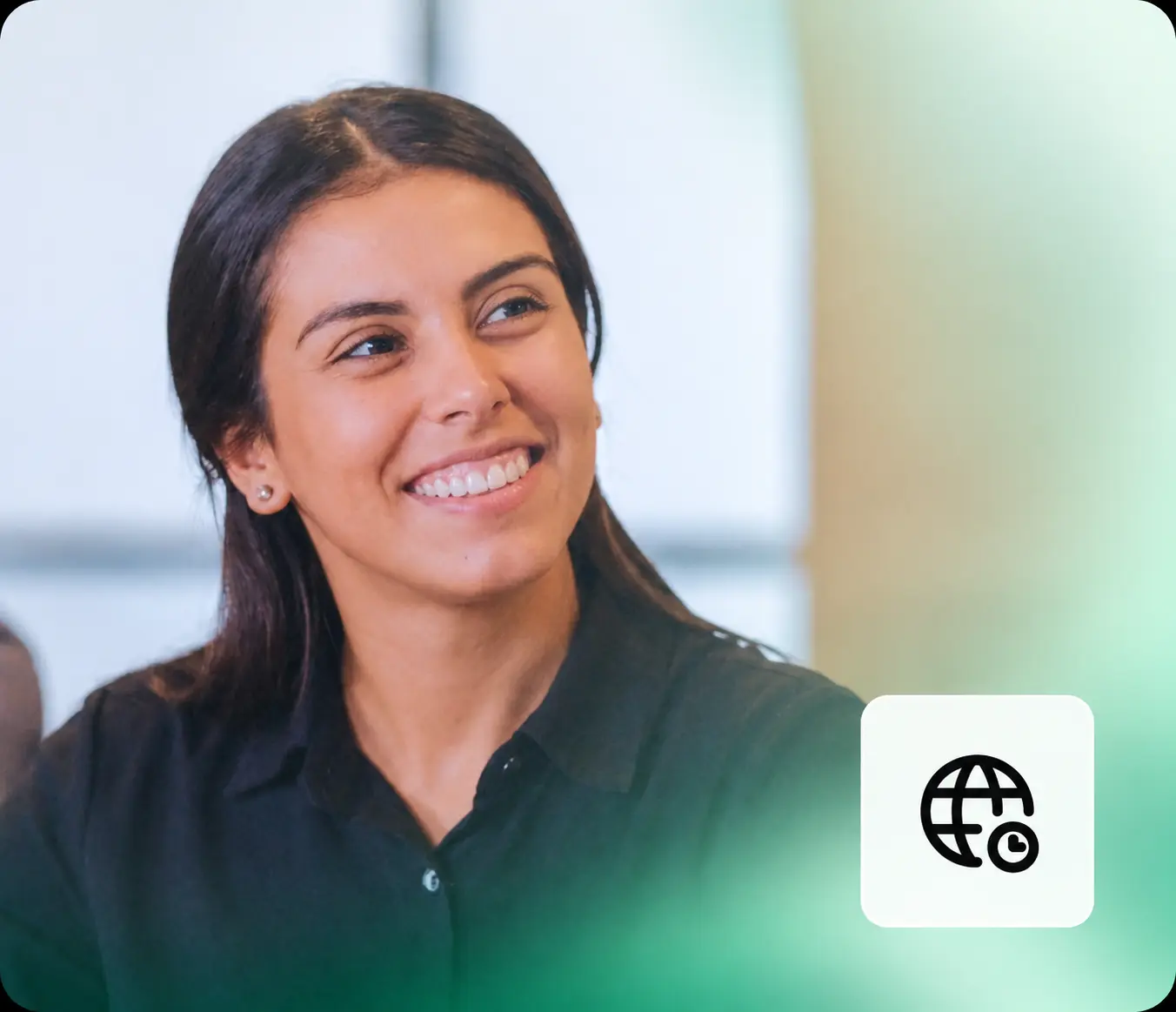 Customer support professional ready to help customers across time zones