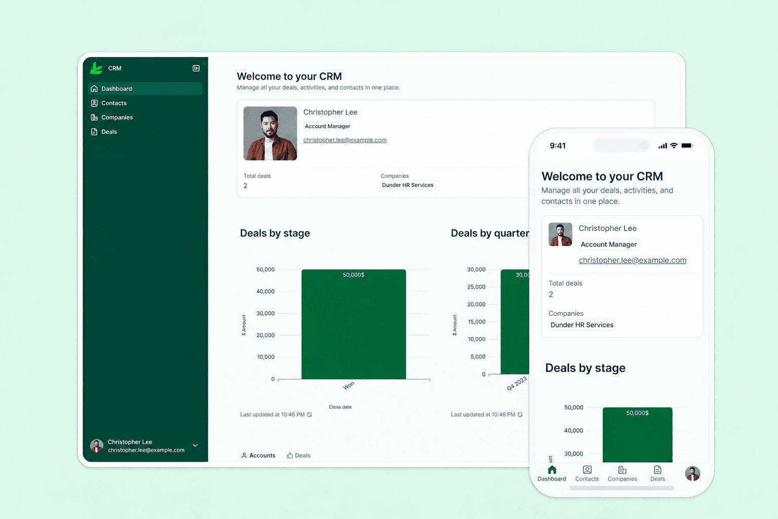One reliable customer record for Desarrollo de CRM con IA