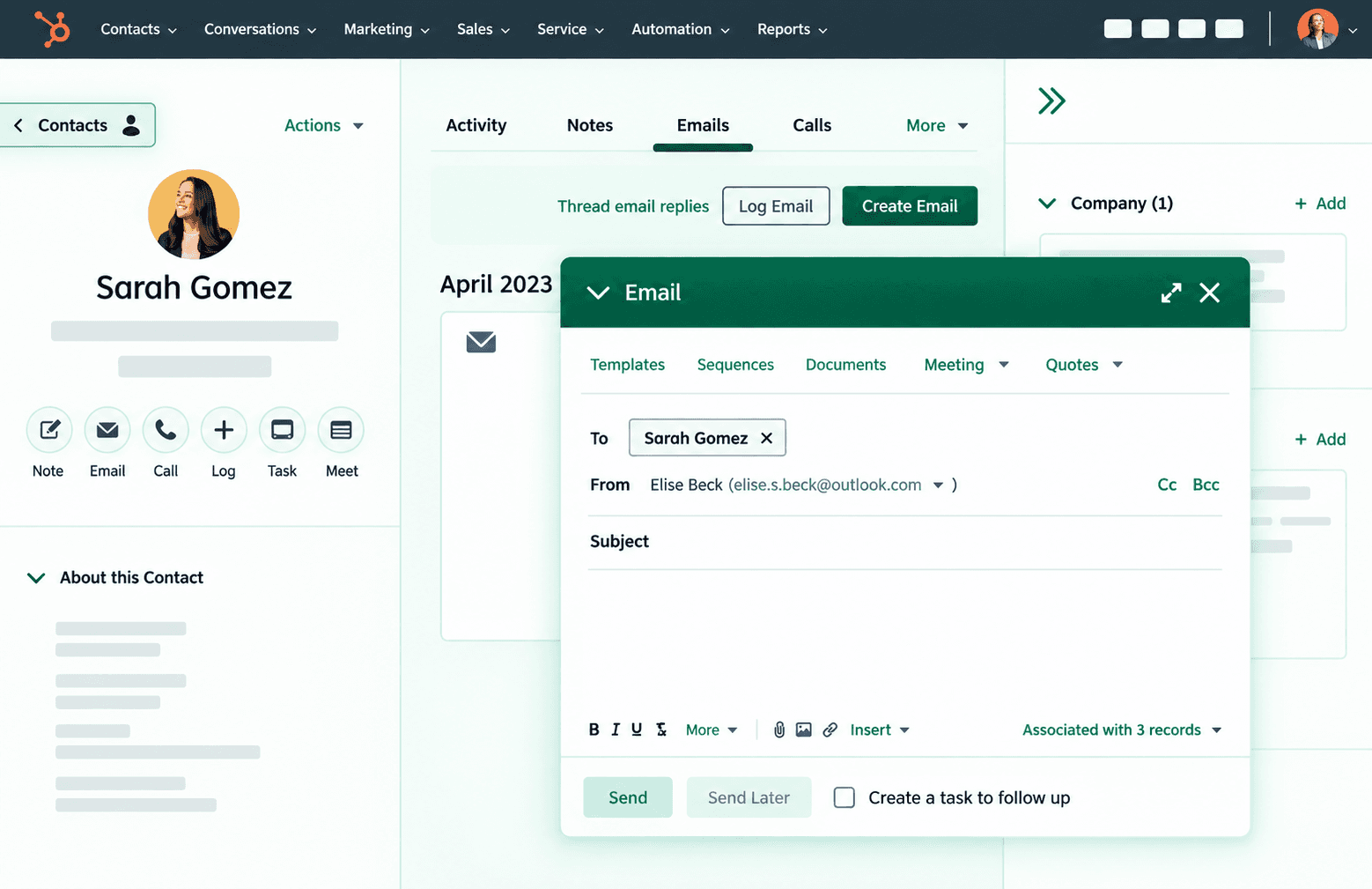 Faster and more consistent follow-up for Desarrollo de CRM con IA